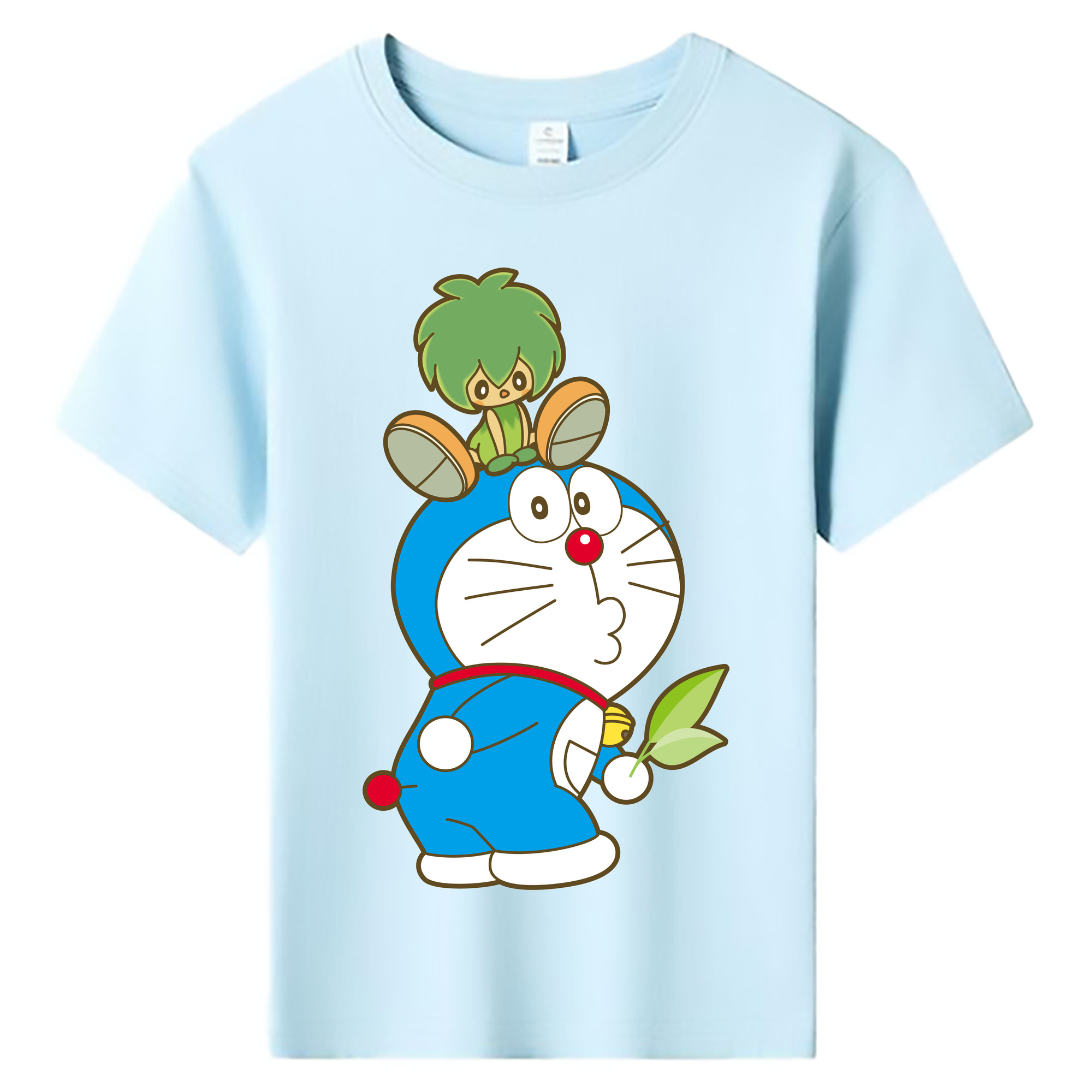 （画像用） ドラえもん Doraemon 綿100％キッズTシャツ（フロントプリント）